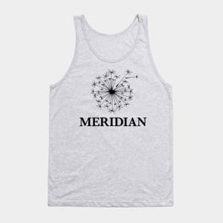 Meridian Stacked Black Logo Tank Top